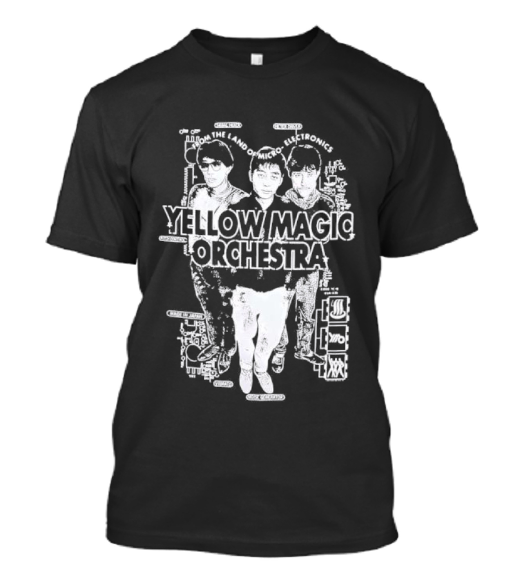 Yellow Magic Orchestra Japanese Electronic Music Band Trio T-Shirt
