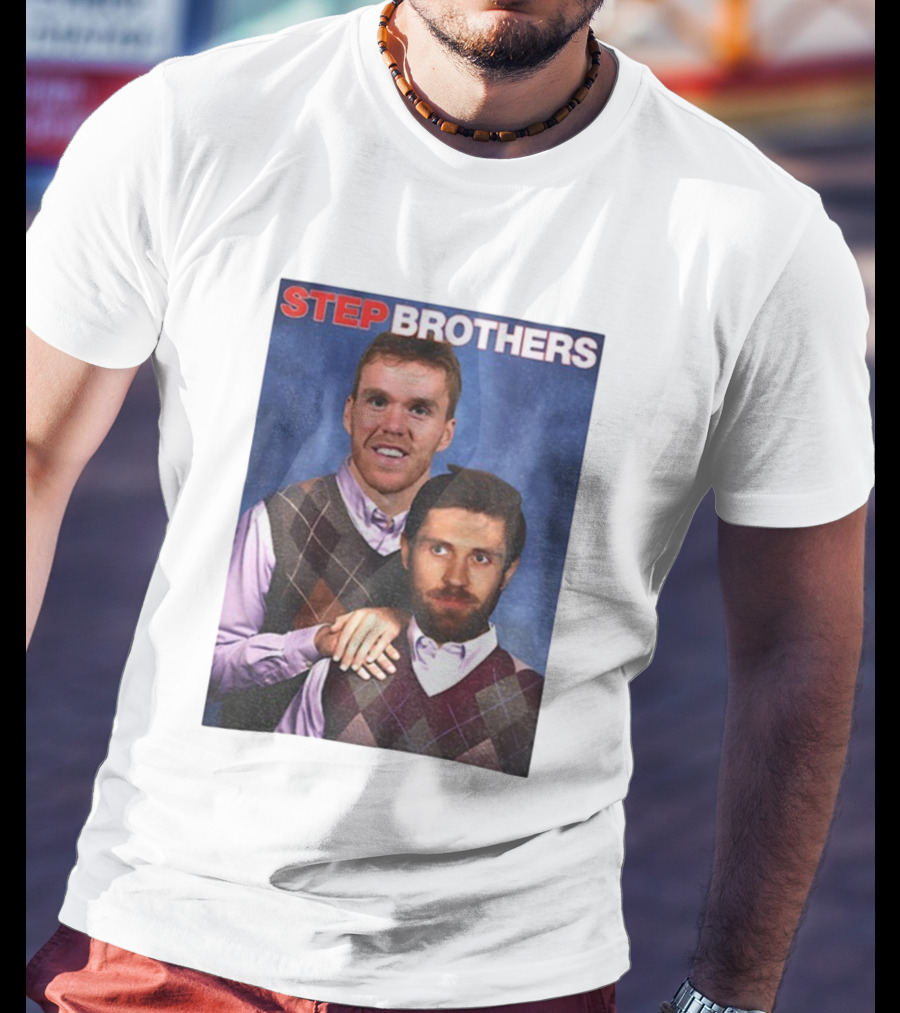Connor McDavid Leon Draisaitl Step Brothers Funny Meme T-Shirt