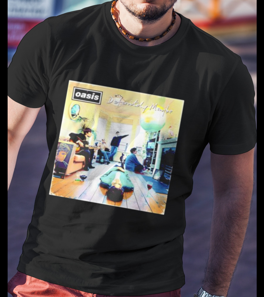 Definitely Maybe Oasis Vintage Album Cover T-Shirt