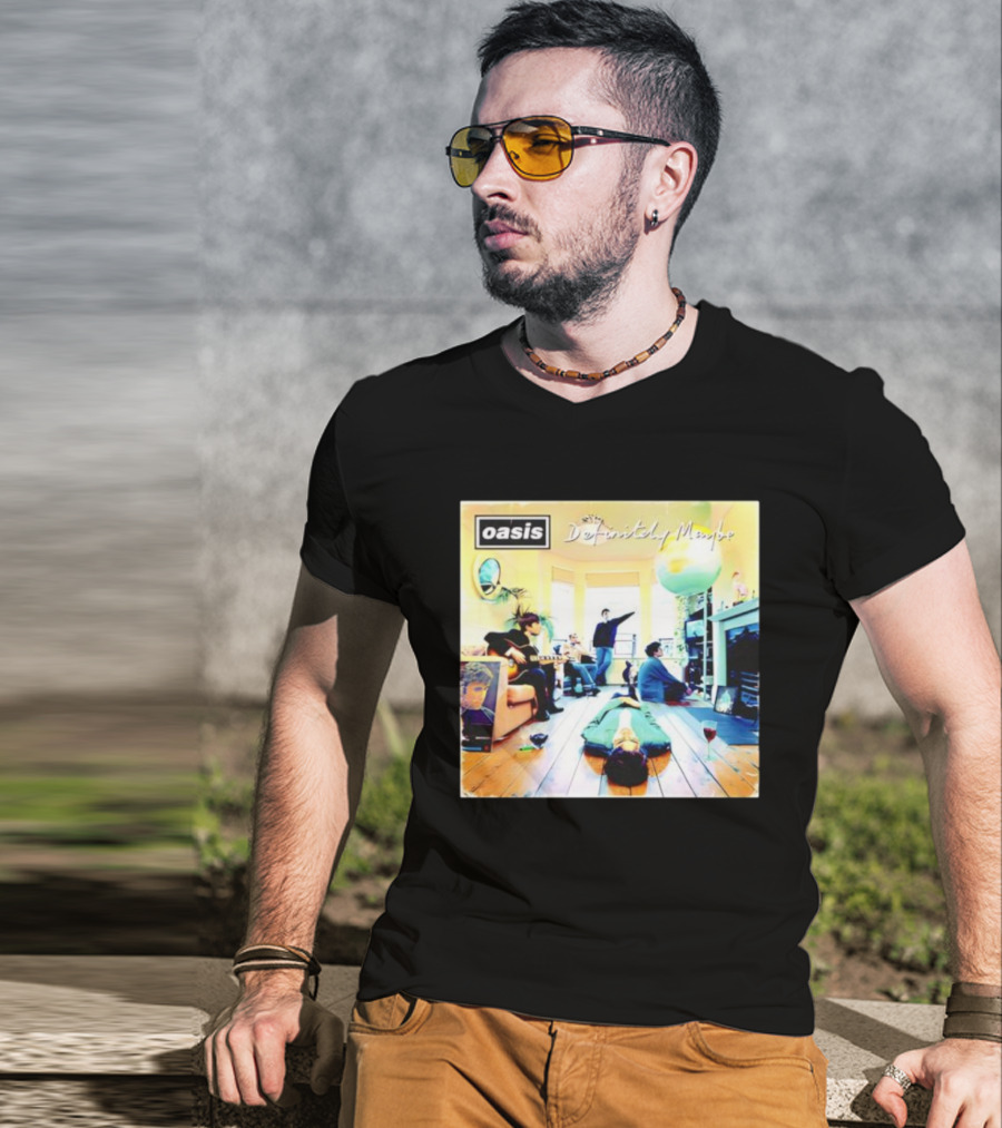 Definitely Maybe Oasis Vintage Album Cover T-Shirt