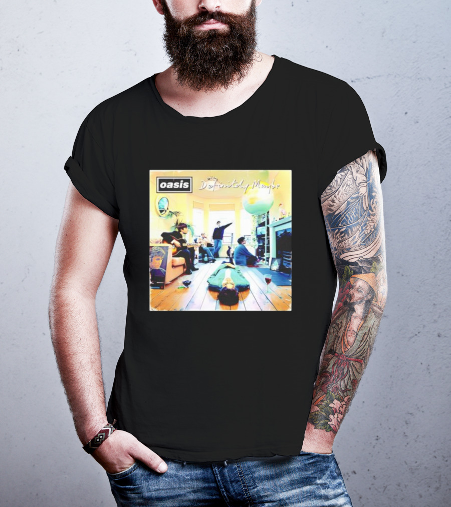 Definitely Maybe Oasis Vintage Album Cover T-Shirt