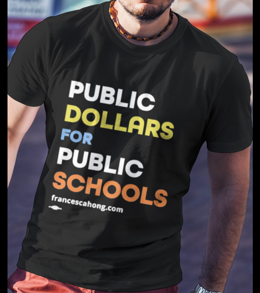 Public Dollars For Public Schools Francesca Hong Vintage T-Shirt