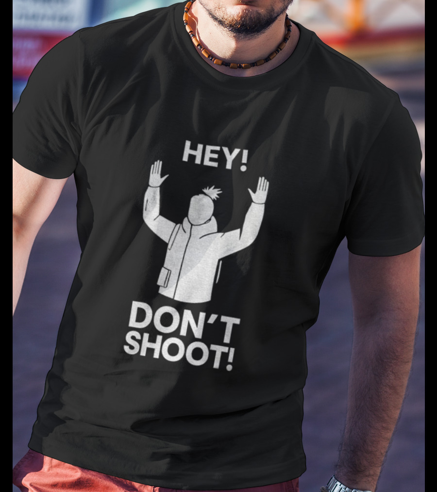 ARC Raiders Hey Don't Shoot Hands Up Gesture T-Shirt