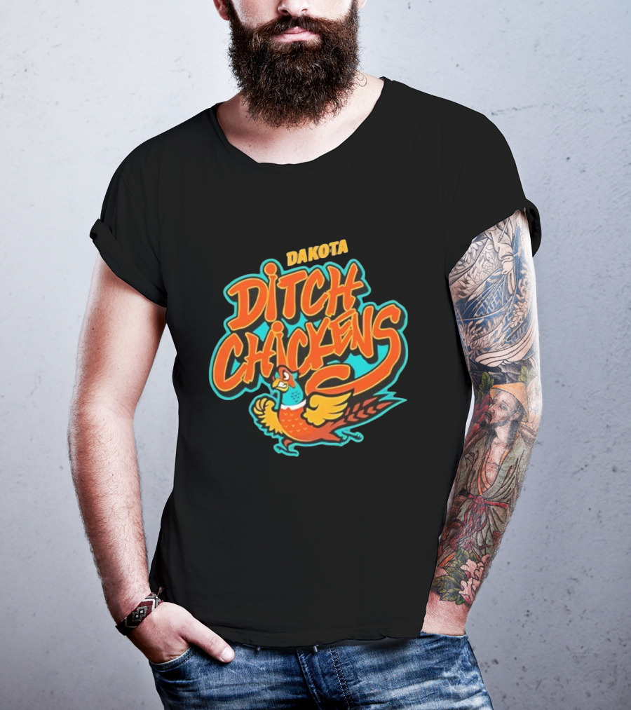 Dakota Ditch Chickens Pheasant Graphic T-Shirt