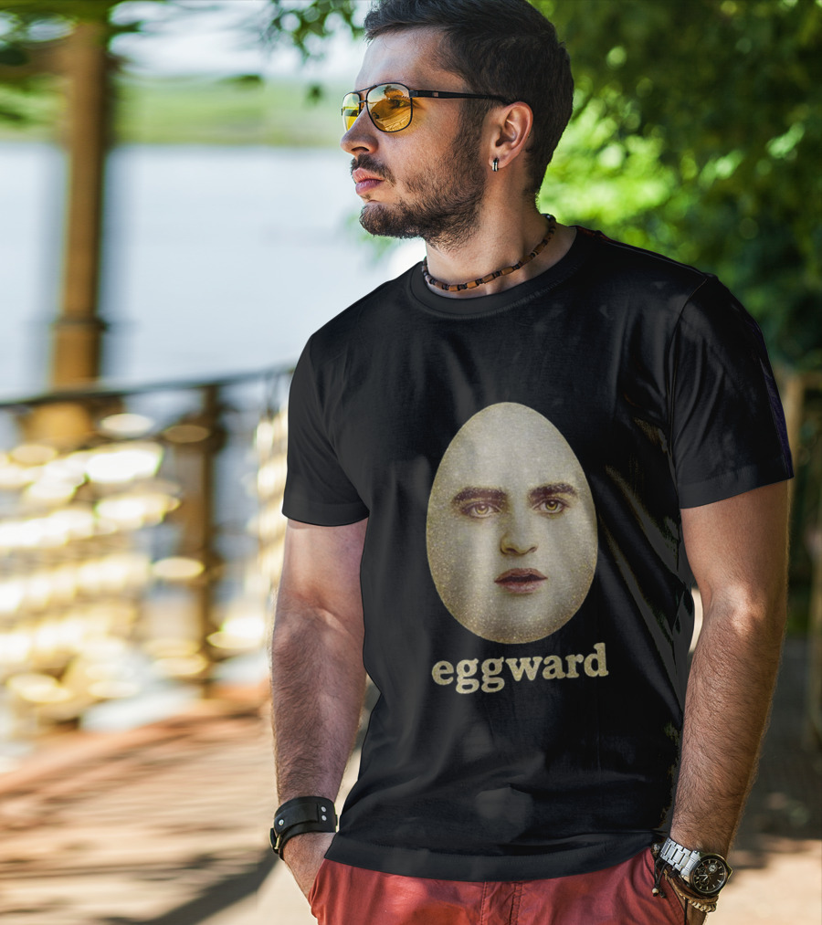Edward Cullen Eggward Funny Meme Twilight Face Humor T-Shirt
