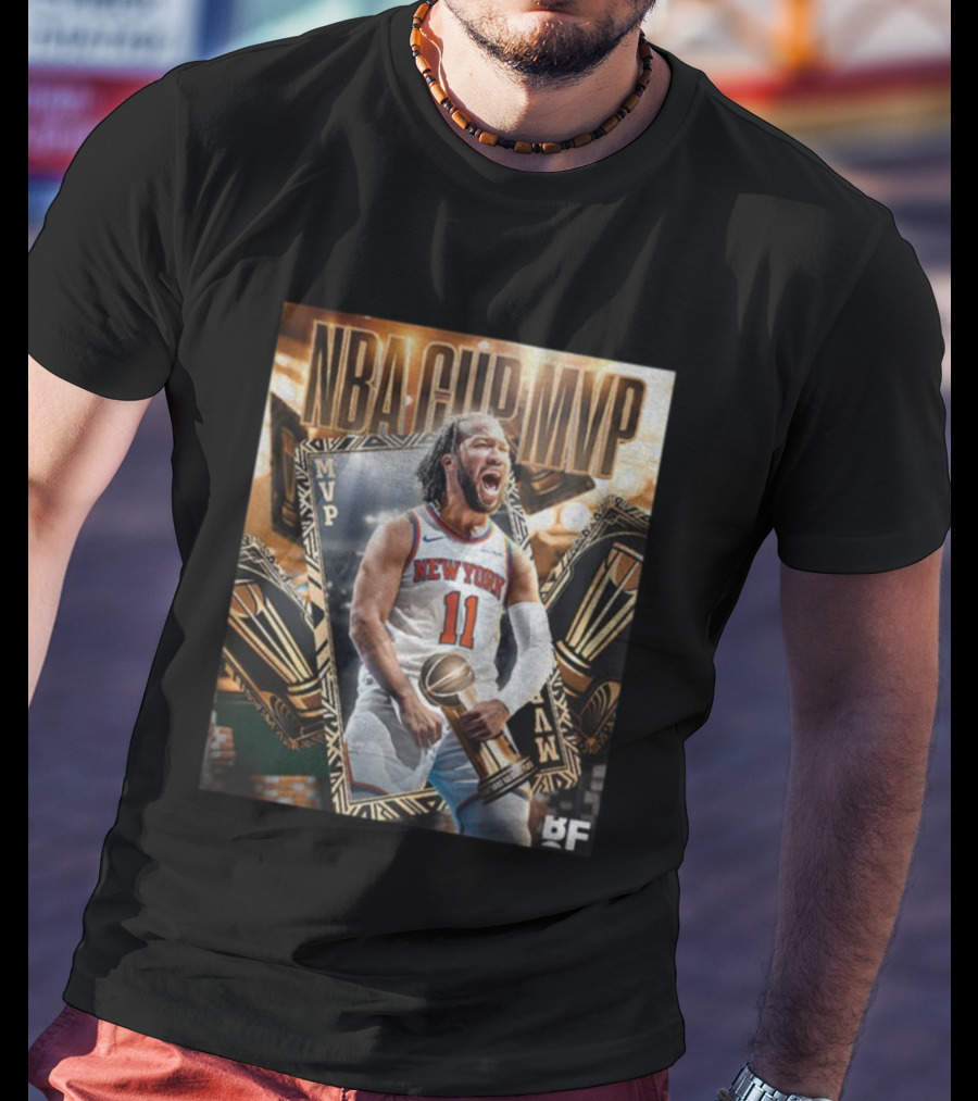 NBA Cup MVP Jalen Brunson New York Basketball Champion T-Shirt