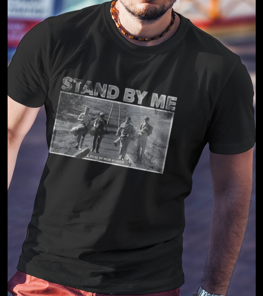 Stand By Me A Film By Rob Reiner Vintage Railroad Scene T-Shirt