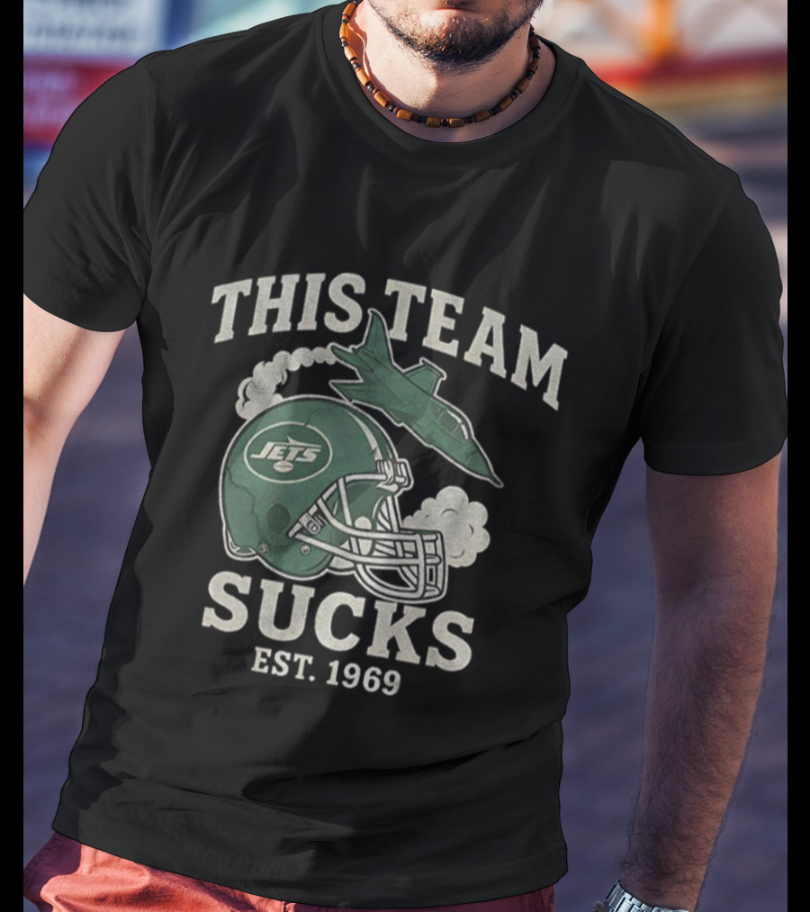 New York Jets This Team Sucks Helmet Jet Est. 1969 T-Shirt