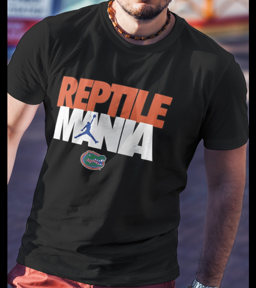 Florida Gators Reptile Mania Basketball Jump Sports Fans T-Shirt