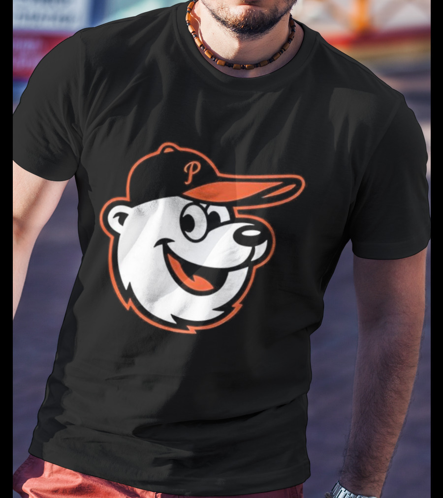 Baltimore Orioles Polar Bear Cap Iconic Sports Fan Favorite T-Shirt