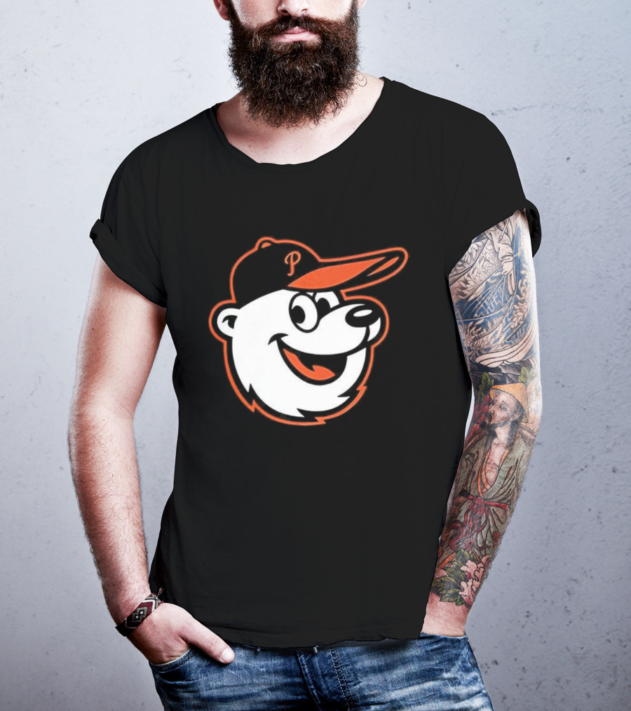 Baltimore Orioles Polar Bear Cap Iconic Sports Fan Favorite T-Shirt