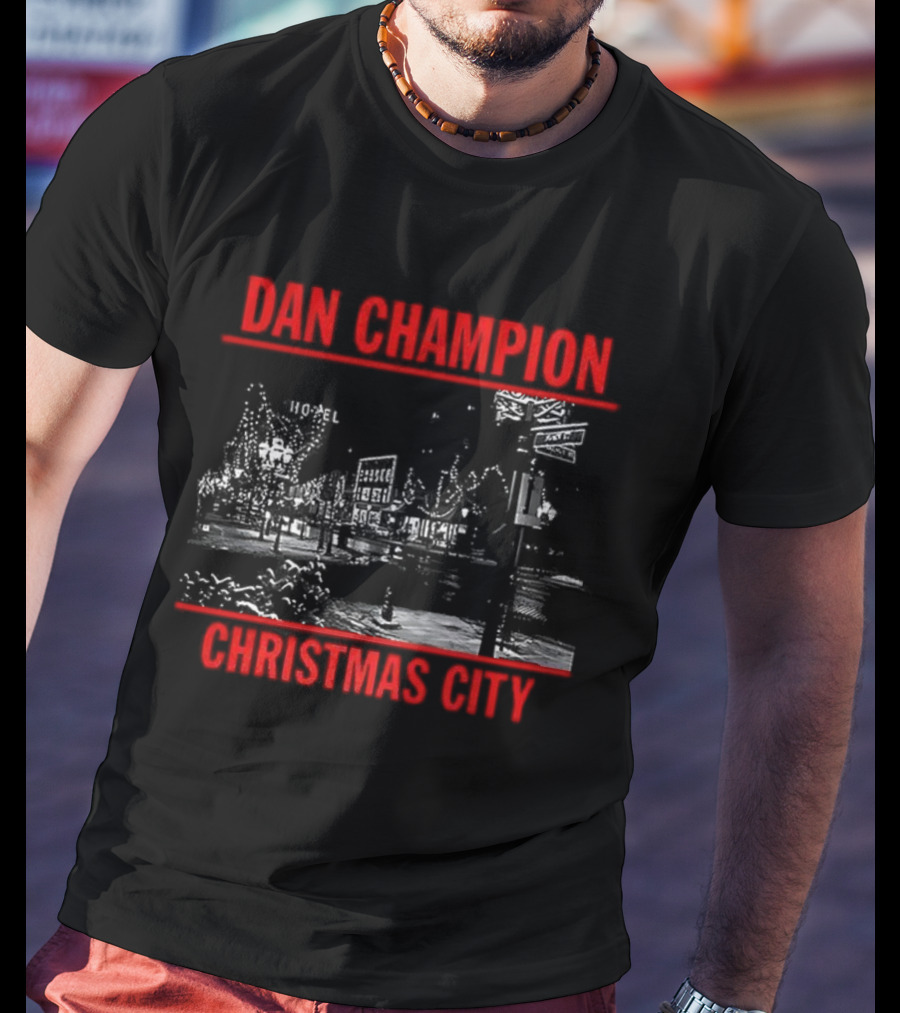 Dan Champion Christmas City Iconic Festive Scene T-Shirt