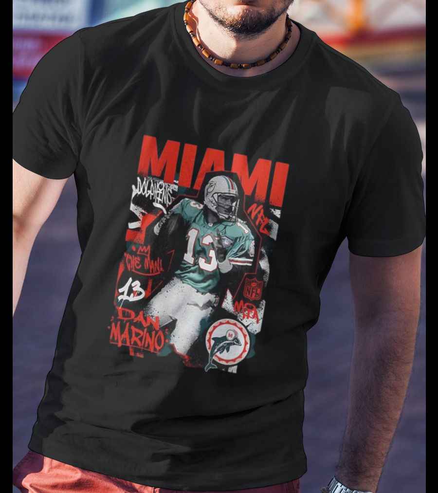 Miami Dolphins NFL Dan Marino The Man 13 T-Shirt