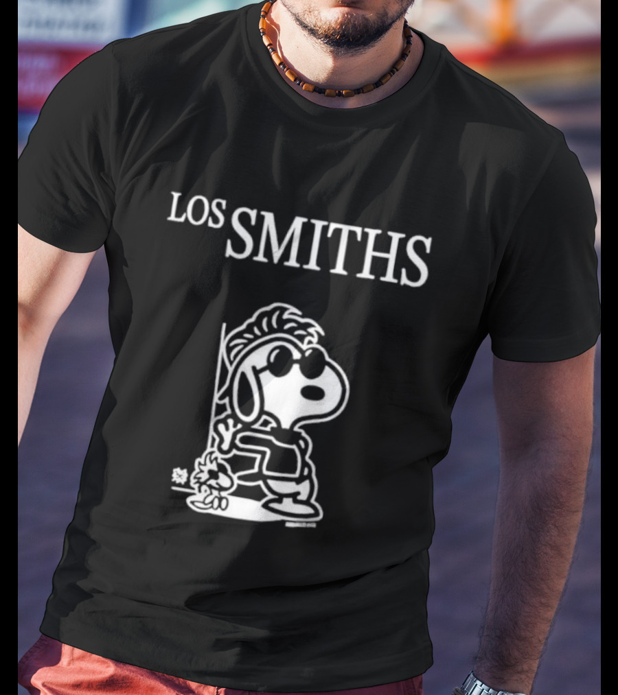 Los Smiths Joe Cool Snoopy Woodstock Peanuts Crossover T-Shirt