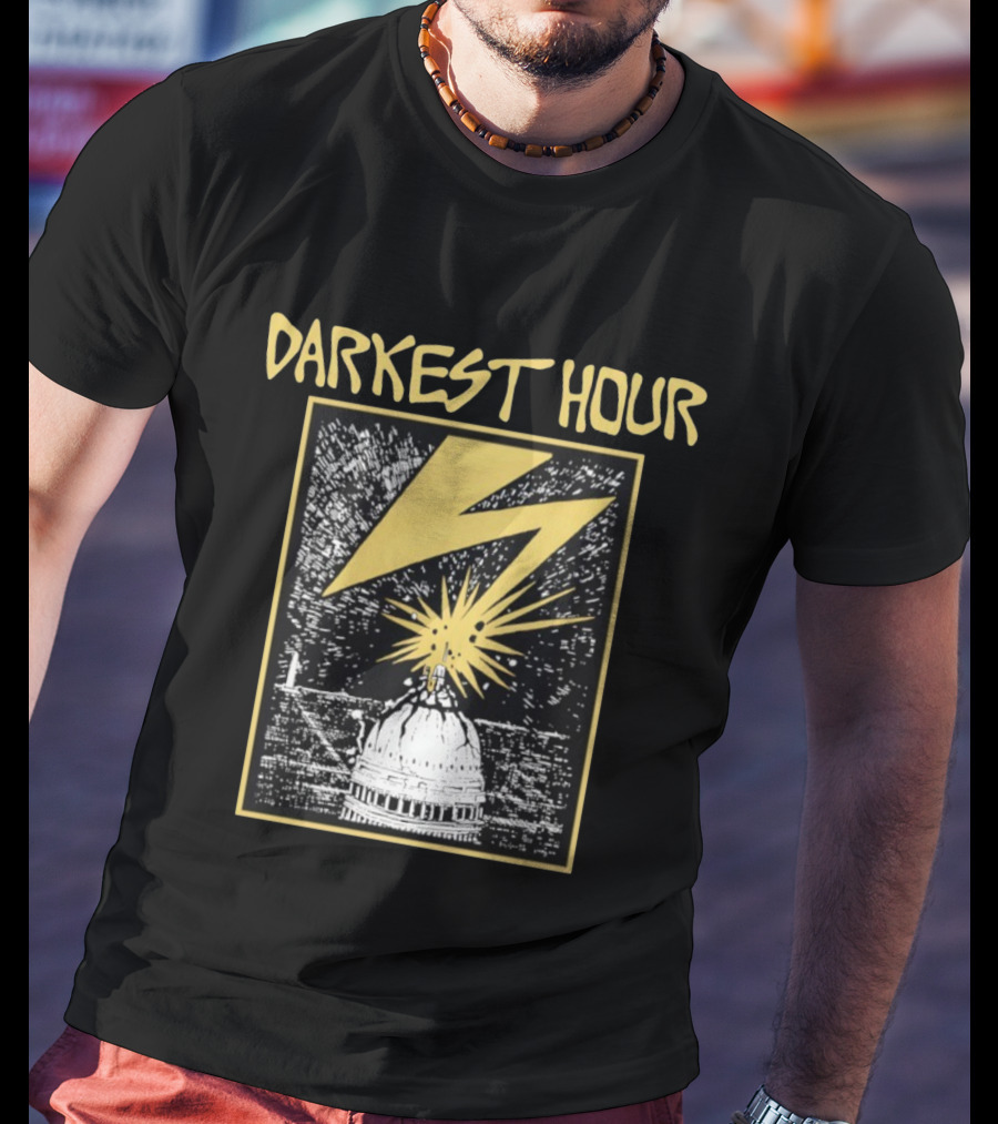 Darkest Hour Capitol Lightning Strike Graphic T-Shirt