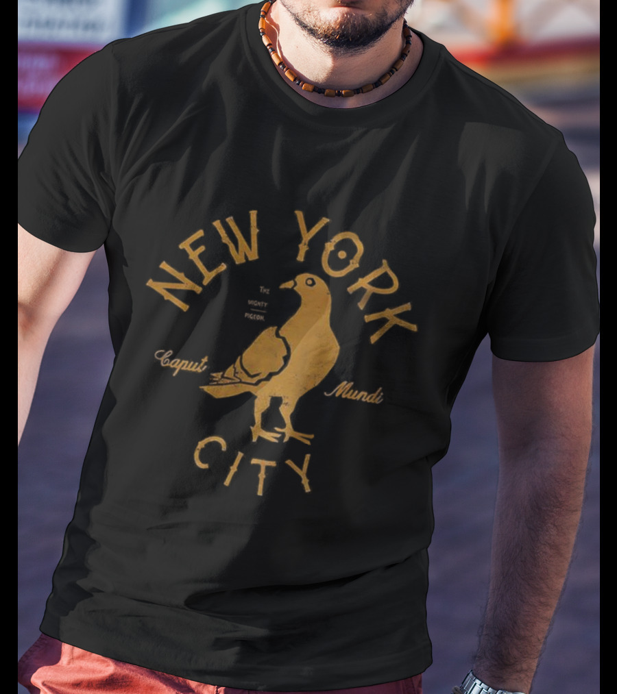 New York City Pigeon Quiet Mind T-Shirt