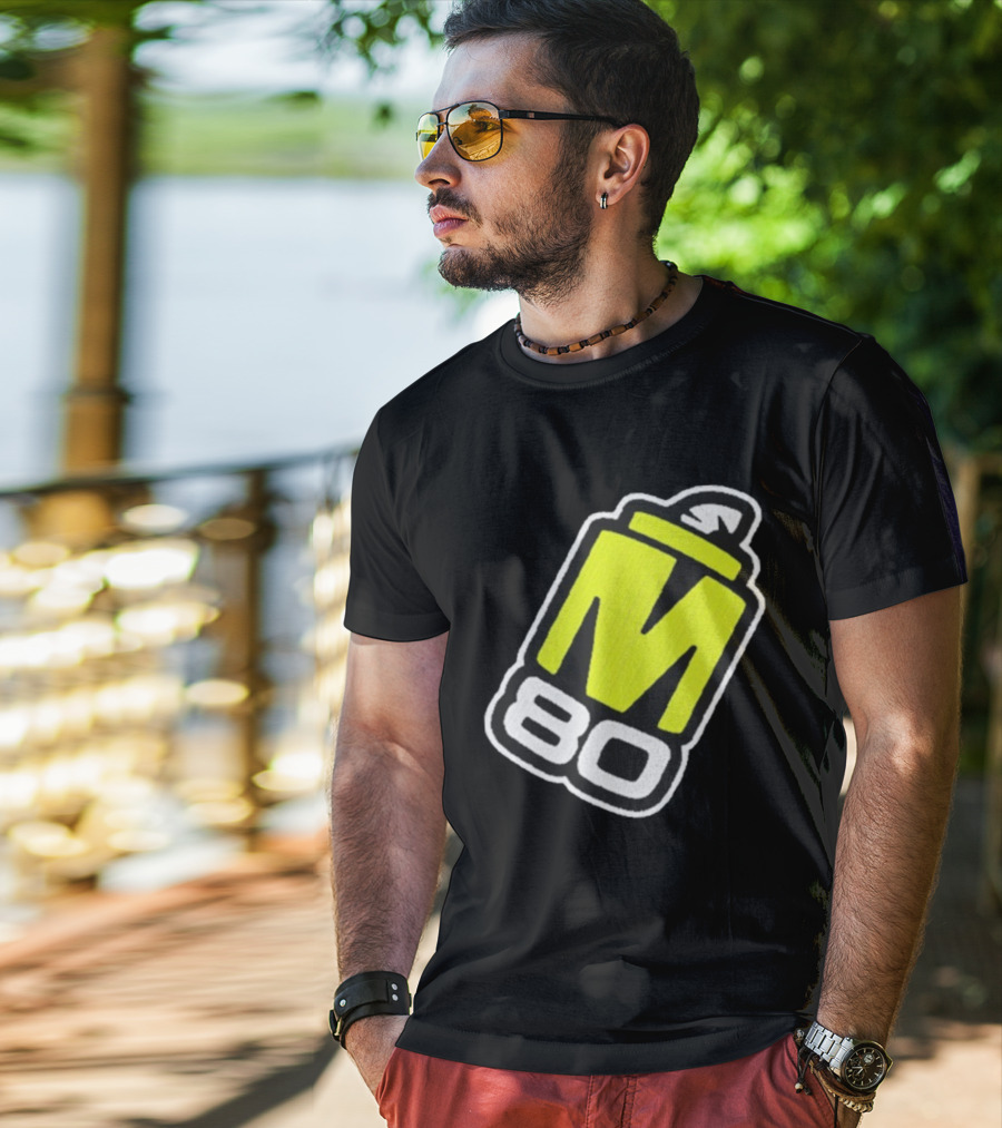 M80 Pro Player Gaming Esports Logo Spray Can T-Shirt