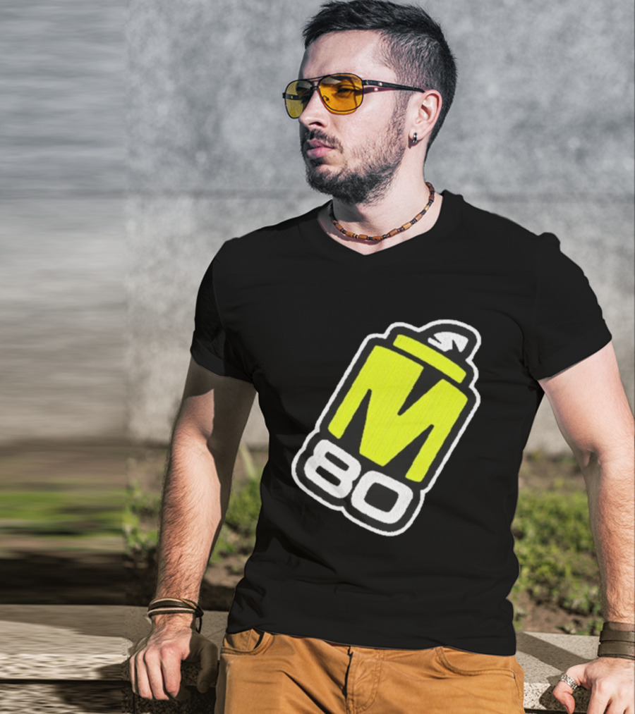 M80 Pro Player Gaming Esports Logo Spray Can T-Shirt