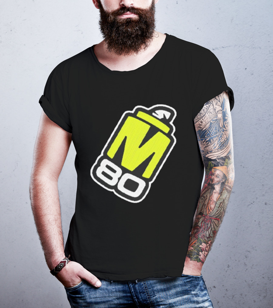 M80 Pro Player Gaming Esports Logo Spray Can T-Shirt
