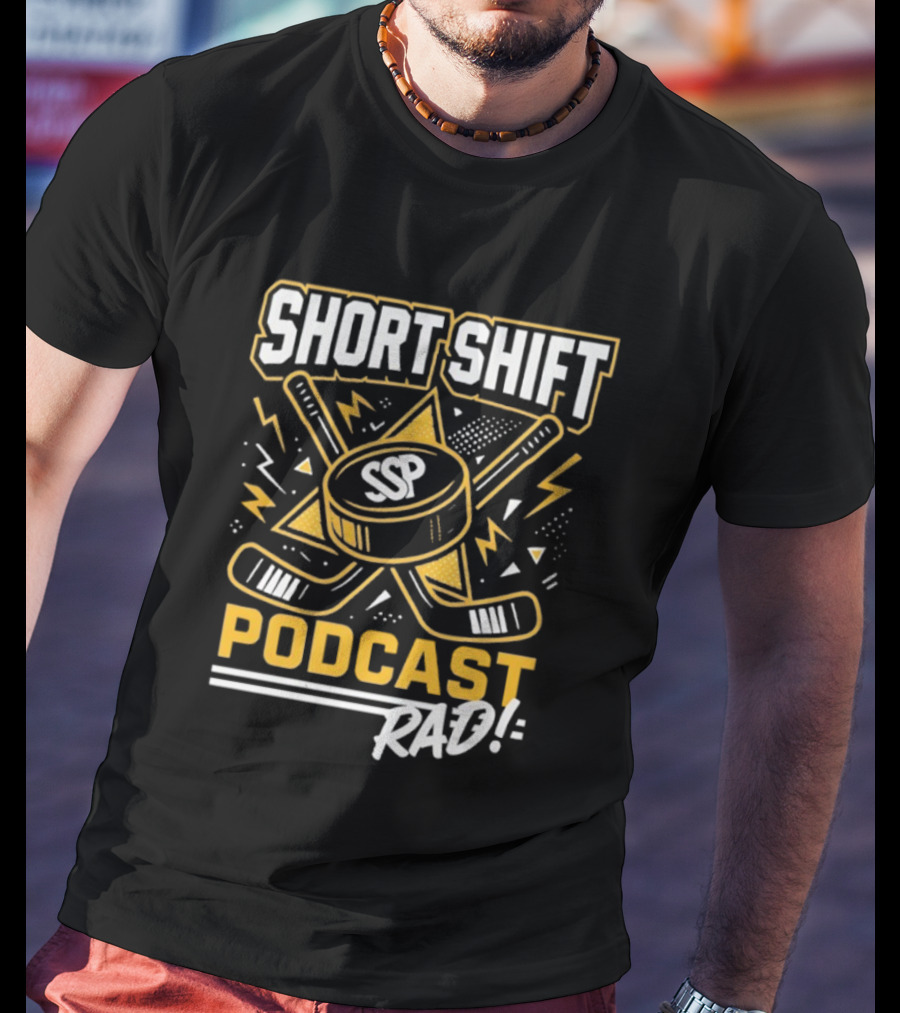 Short Shift Podcast Rad Hockey Bruins T-Shirt