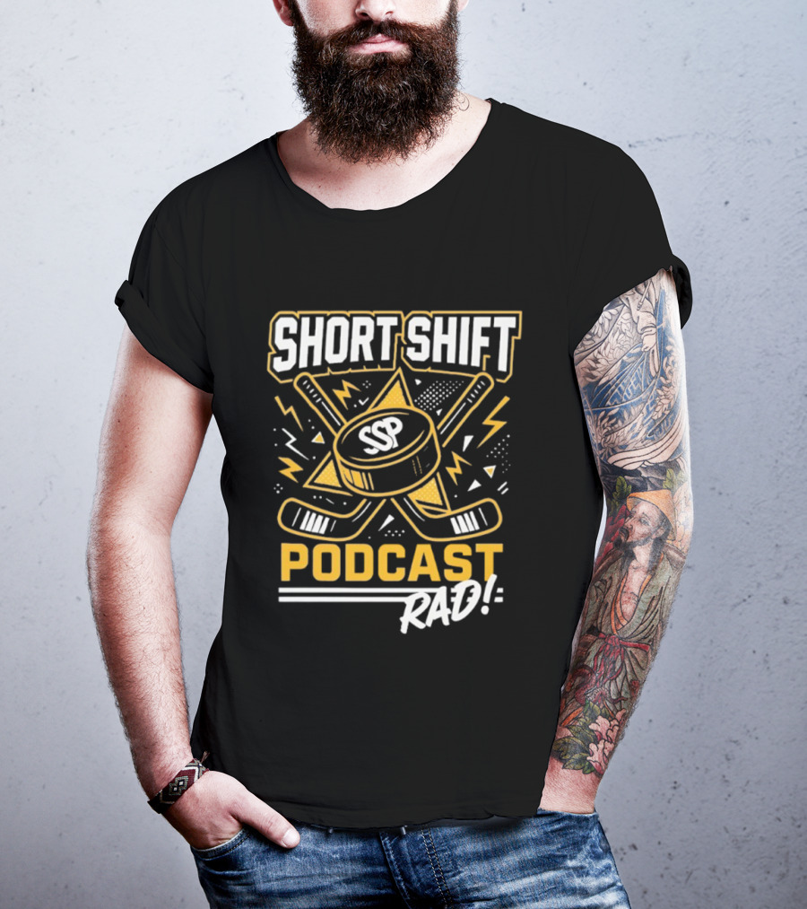 Short Shift Podcast Rad Hockey Bruins T-Shirt