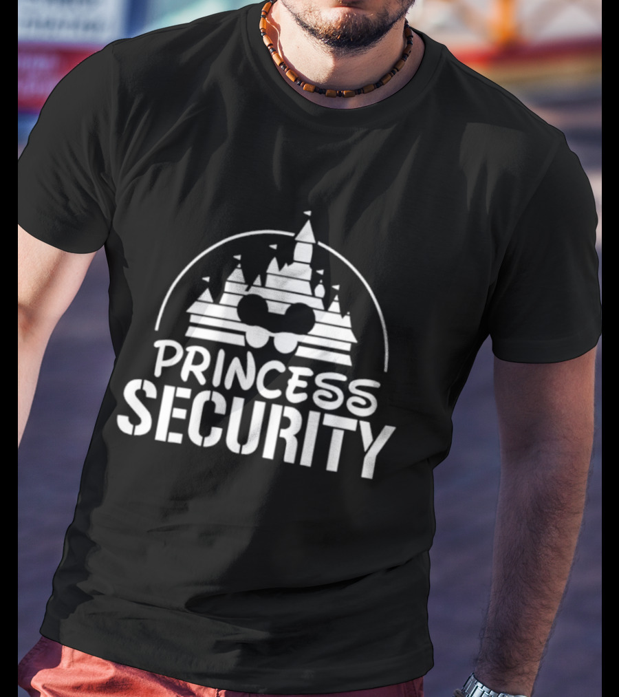 Princess Security Castle Mickey Mouse Shadow T-Shirt