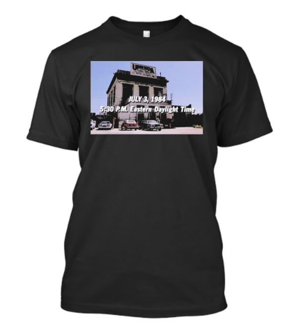 Union Gospel Mission Emergency Home Lodge July 3 1984 5:30 PM Eastern Daylight Time T-Shirt