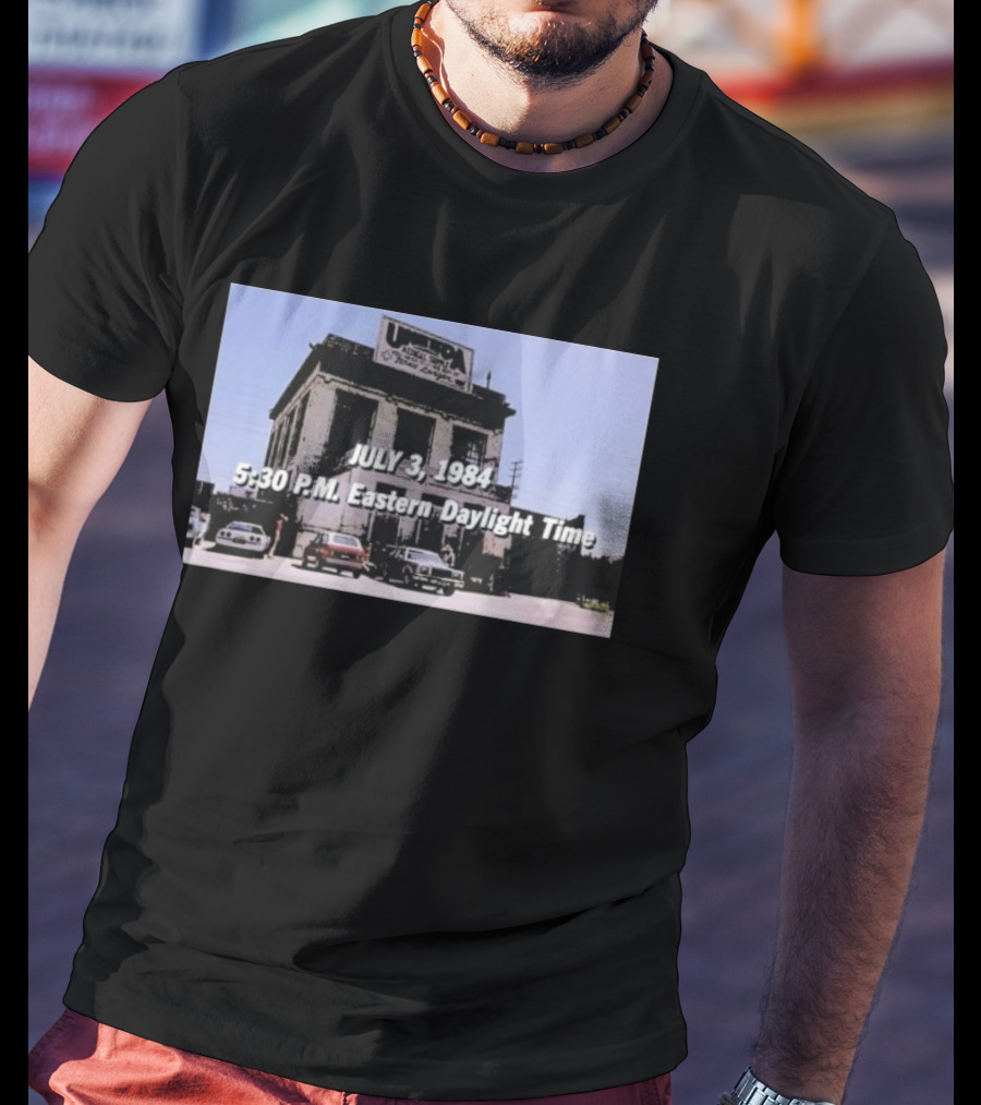 Union Gospel Mission Emergency Home Lodge July 3 1984 5:30 PM Eastern Daylight Time T-Shirt