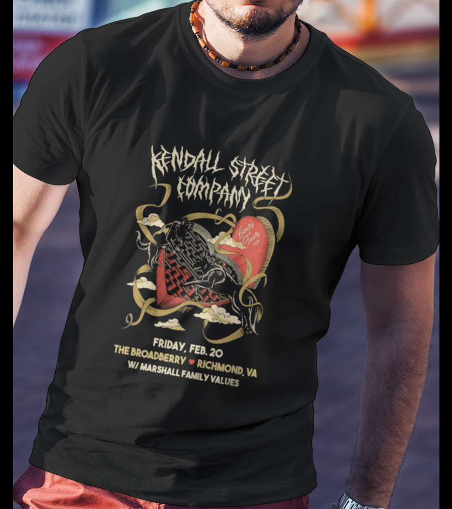 Kendall Street Company Feb 20 The Broadberry Richmond VA Marshall Family Values T-Shirt