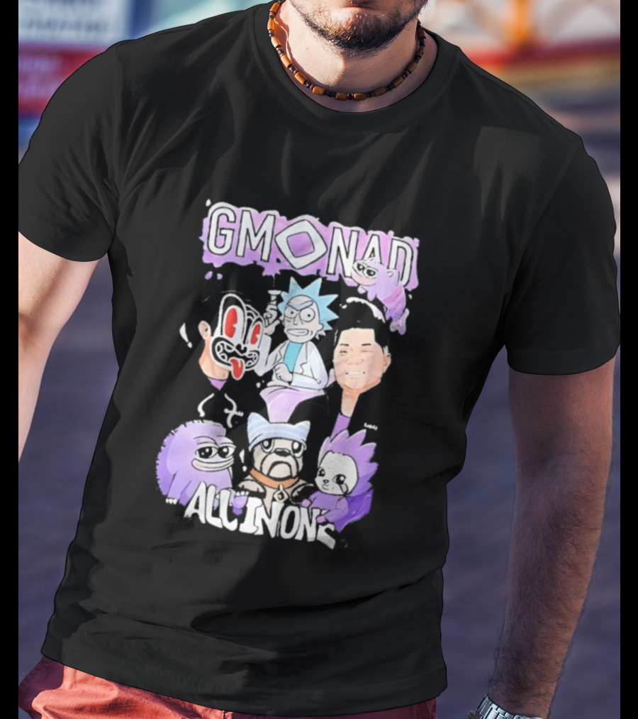 Gmonad Rick Sanchez All In Ons Fun Mashup T-Shirt