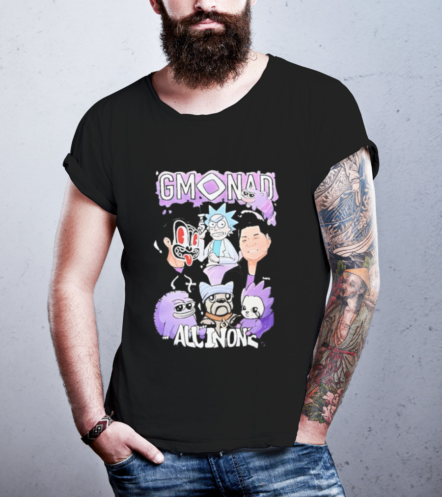Gmonad Rick Sanchez All In Ons Fun Mashup T-Shirt