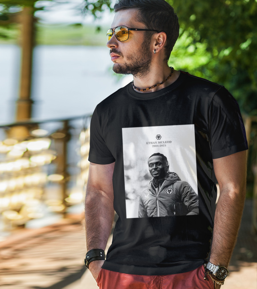 Ethan McLeod 2004-2025 Wolves Tribute T-Shirt