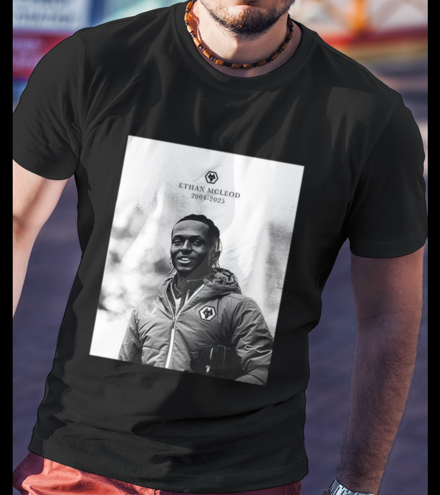 Ethan McLeod 2004-2025 Wolves Tribute T-Shirt