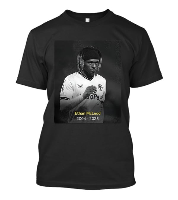 Ethan McLeod 2004-2025 Wolves Player Tribute T-Shirt