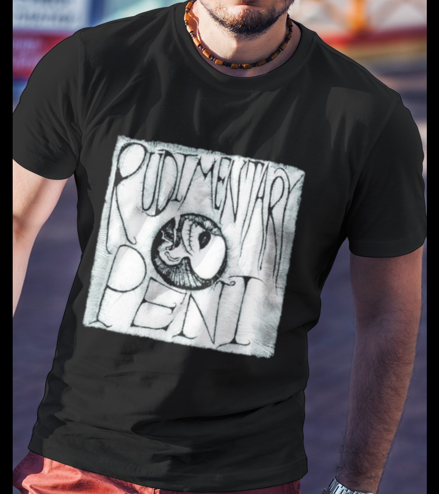 Rudimentary Peni Foetus Artwork Classic Punk Aesthetic T-Shirt
