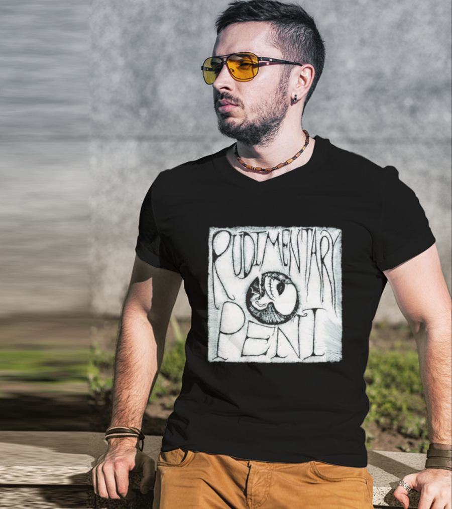 Rudimentary Peni Foetus Artwork Classic Punk Aesthetic T-Shirt