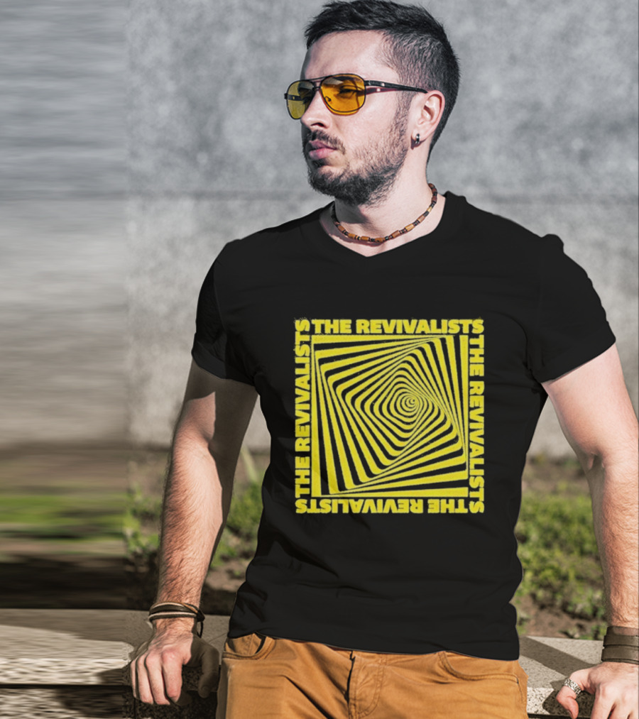 The Revivalists Hypnotic Spiral Fade Away T-Shirt