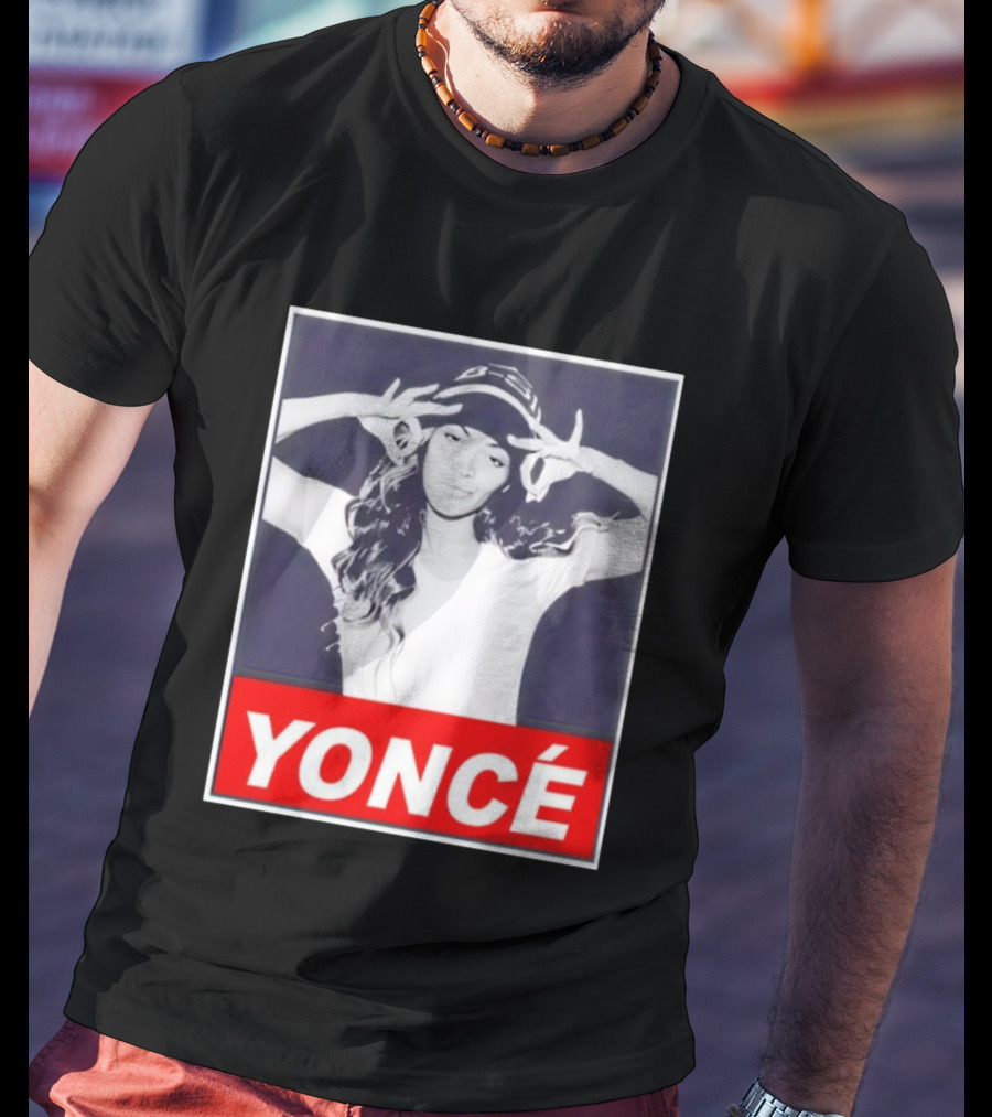 Yoncé Beyoncé Pose B★B Beanie Style T-Shirt