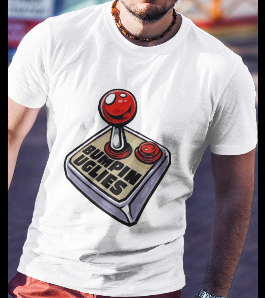 Bumpin Uglies Make It Through The Day Joystick Retro Style T-Shirt