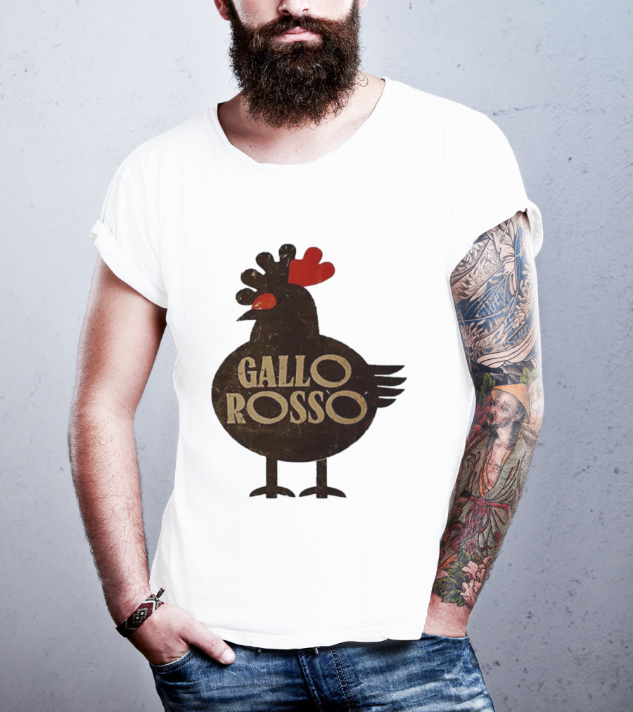 Gallo Rosso Heart Chicken T-Shirt