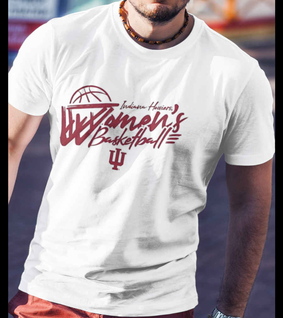 Indiana Hoosiers Women's Basketball Crewneck Pullover T-Shirt