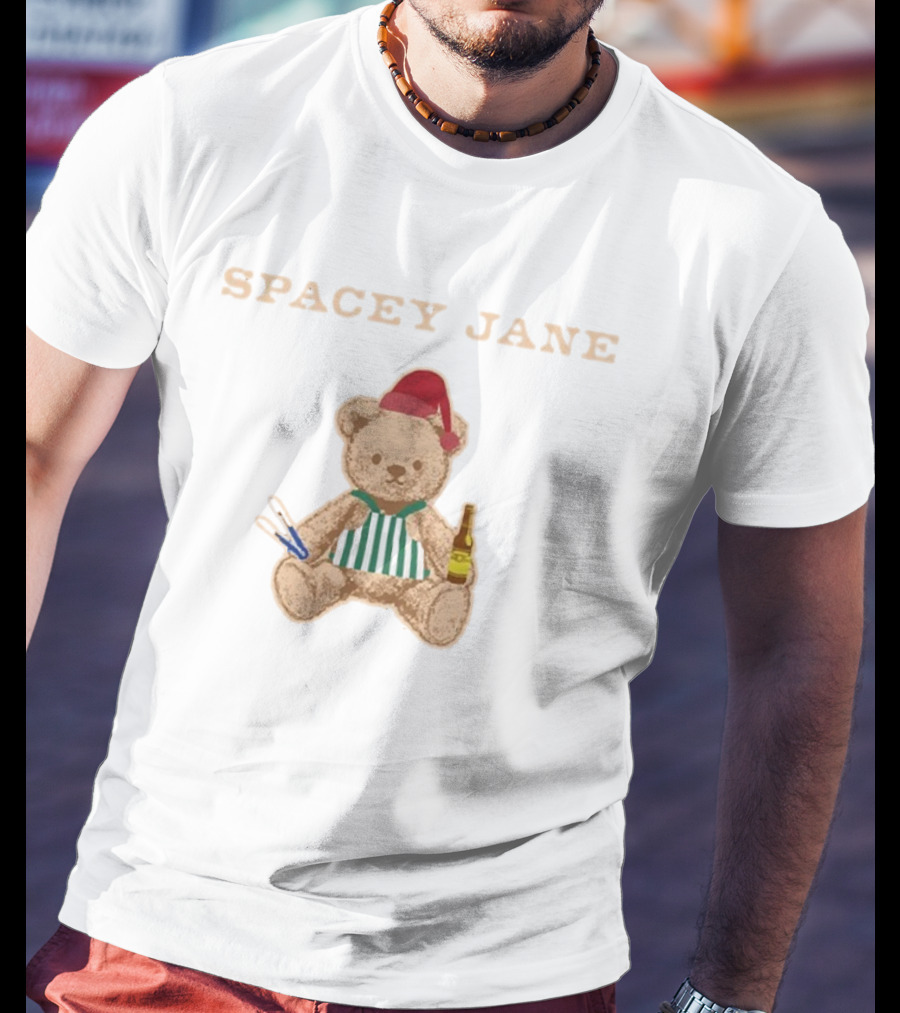 Spacey Jane Bear BBQ Christmas Holiday T-Shirt