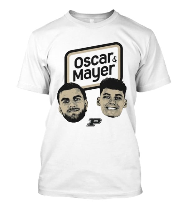 Oscar Cluff Omer Mayer Purdue Boilermakers Faces P Logo T-Shirt