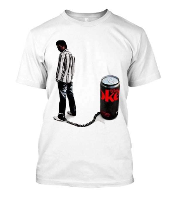 Diet Coke Freshwater Humor Tied With Chains T-Shirt