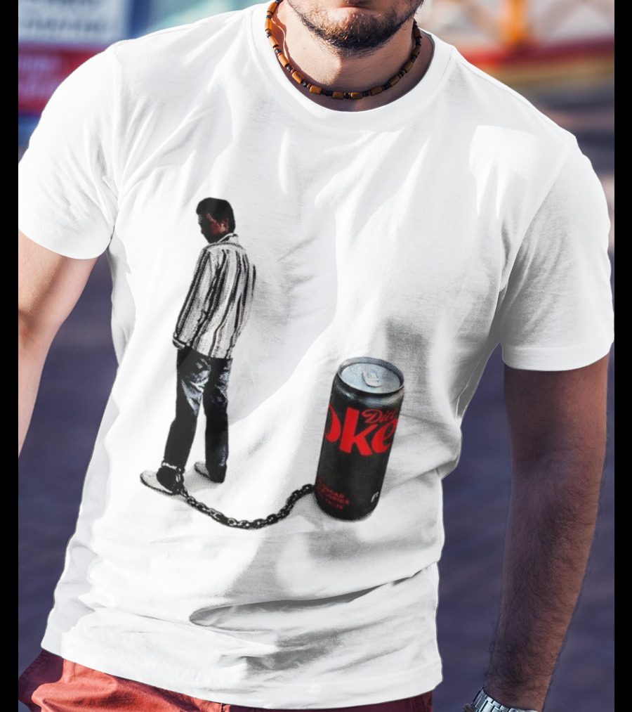 Diet Coke Freshwater Humor Tied With Chains T-Shirt