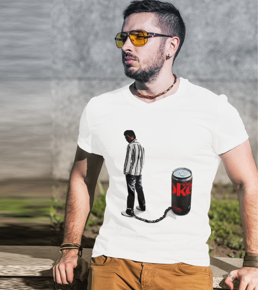 Diet Coke Freshwater Humor Tied With Chains T-Shirt