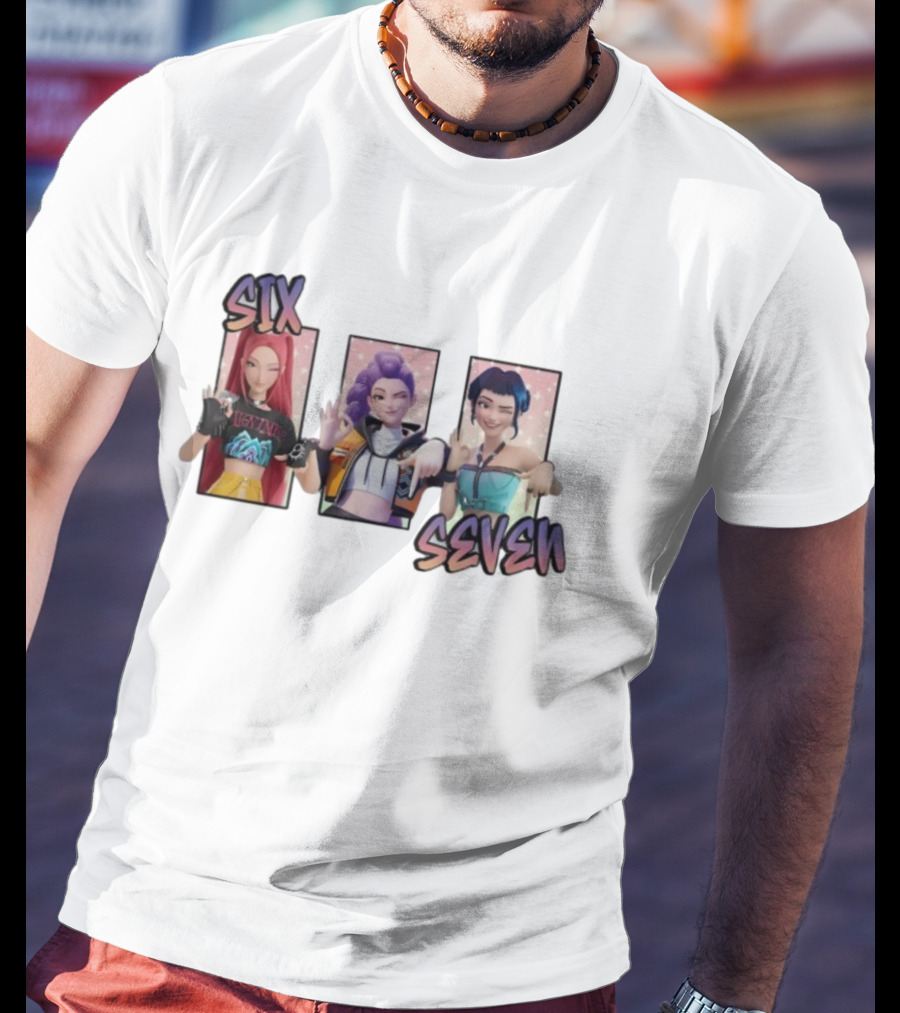 Six Seven Kpop Girls Band Meme 6 7 Legends T-Shirt