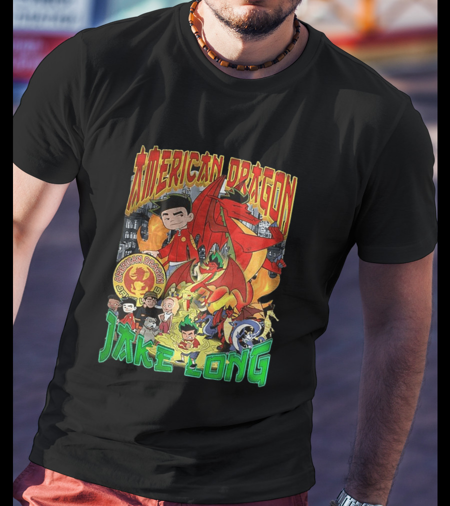 American Dragon Jake Long Disney Characters Cartoon Series Fan Favorite T-Shirt