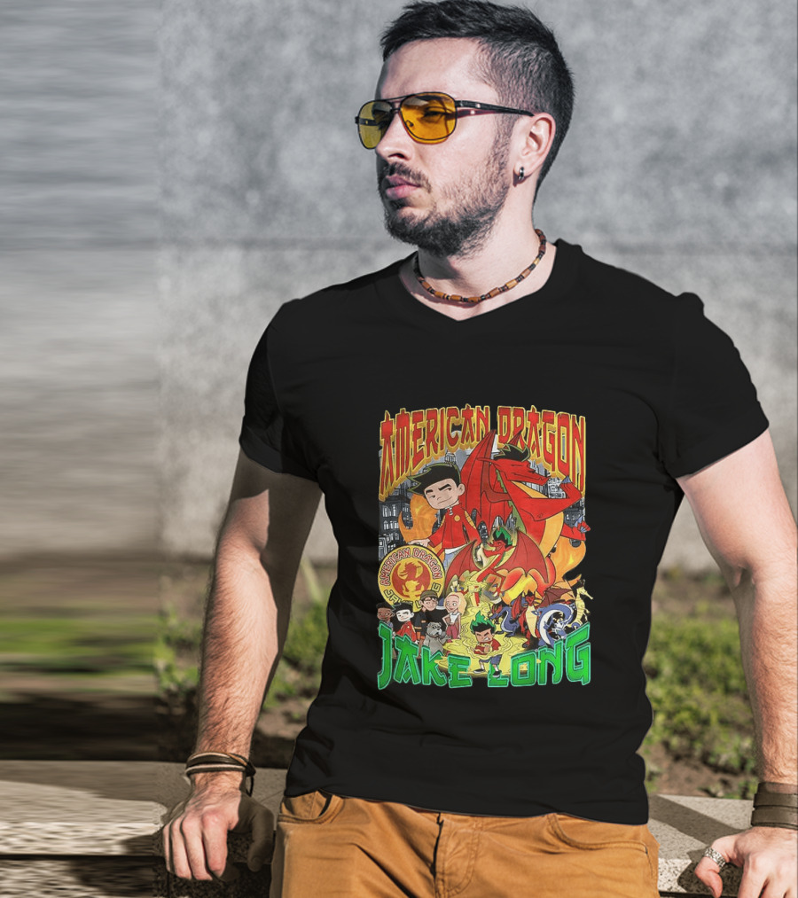 American Dragon Jake Long Disney Characters Cartoon Series Fan Favorite T-Shirt