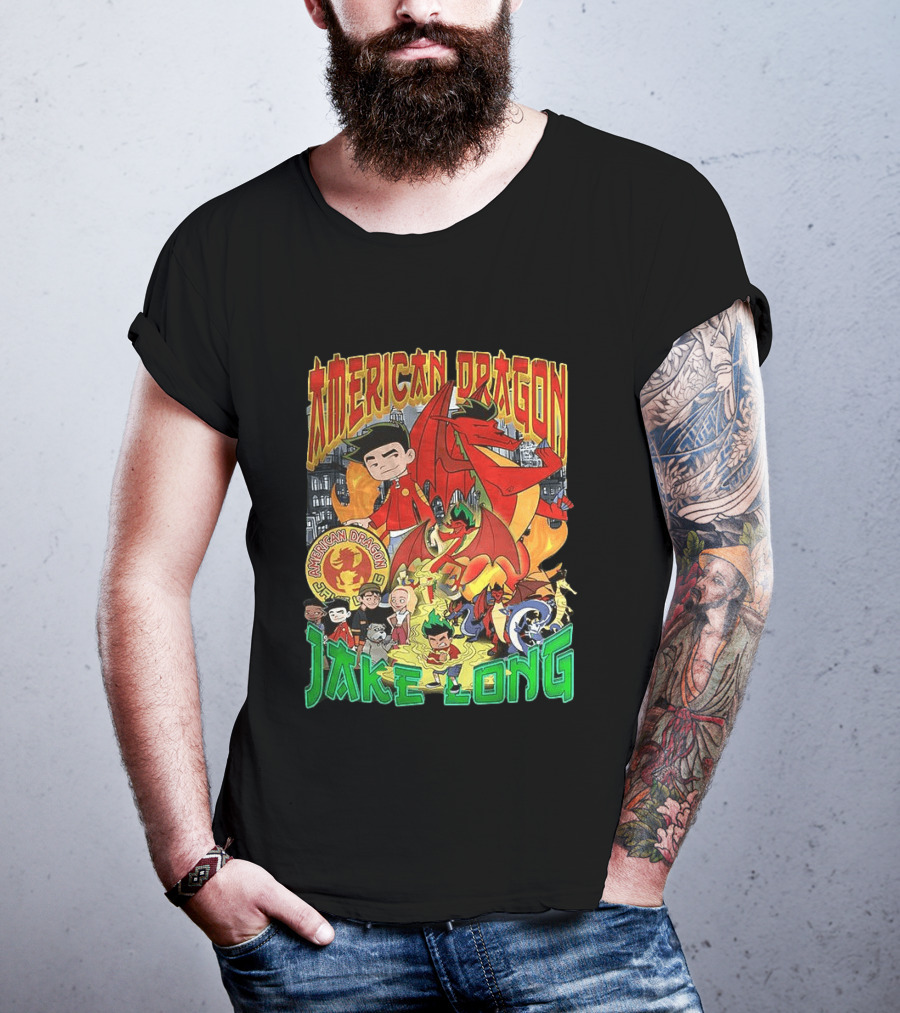 American Dragon Jake Long Disney Characters Cartoon Series Fan Favorite T-Shirt
